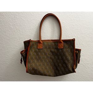 Dooney and Bourke tote bag brown